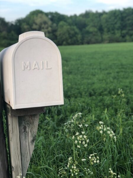 shallow focus photography of gray mailbox